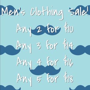 Men’s Clothing Bundle Deal!